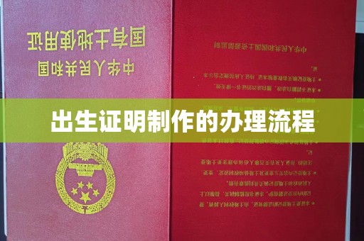 新龙出生证明制作的办理流程